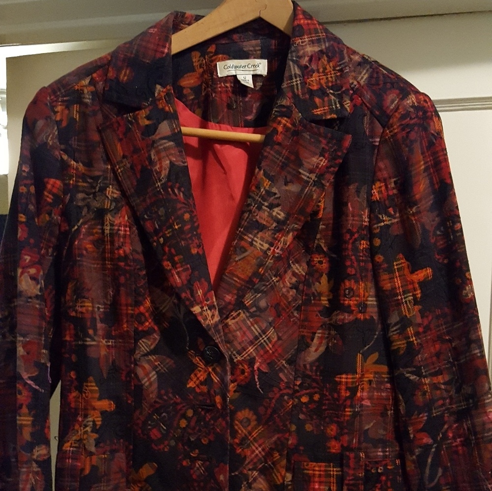 Coldwater Creek multi-colored jacket